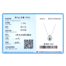 Ailmay 925 Sterling Silver Luxury Water Drop with Green Zircon Pendant Necklace Earrings for Women Jewelry Sets Party Gift