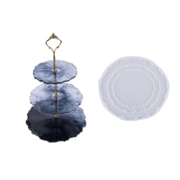 Irregular Round Fruit Disc Tray Resin Silicon Mold DIY Coaster Epoxy Mould Craft