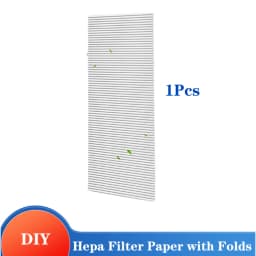 DIY Hepa Filter Paper with Folds 16mm Heights Screen Homemade Car Air Purifier Air Conditioning Dust Net Cotton Pm2.5 Air Clean