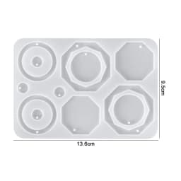 Earring Pendant Silicone Mold Epoxy Resin Mixed Style Jewelry Making Casting Molds DIY Charms Pendant Mould Creative Craft DIY