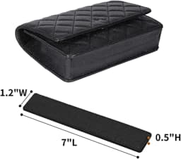 Purse WOC Base Shaper, Felt Base Shaper Saver and Insert for Wallet on Chain Bags Handbag woc Bag Base Shaper Black and Red