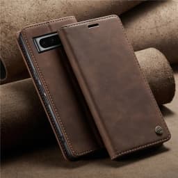 CaseMe High Quality Retro Magnetic Flip Leather Case for Google Pixel 9 Pro XL 7 6 Pro Wallet Card Cover Pixel 8A 7A Phone Coque