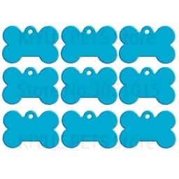 Wholesale 20 pcs Dog ID Tag Pet Bone Tags Nameplate Personalized Dog Puppy Tags Customized Dog Pet Name Phone Address No. Tag