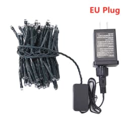 EU Plug 360LED Meteor Shower String Lights Outdoor Waterproof Christmas Fairy Lights Garland for Party Wedding Garden Decor