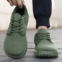 Men's Mesh Wide Toe Shoes Minimalist Comfortable Lightweight Walking Shoes Daily Outdoor Breathable Travel Men's Flat Sneakers