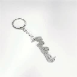 Custom Name Keychain Personalized Stainless Steel Pendant Keychains for Women Men Customized Nameplate Keyring Jewelry Gifts