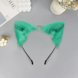Animal Cute Plush Fox Cat Ears Gothic Headband Lolita Ears Headwear Furry Artificial Cosplay Christmas Hair Accessories