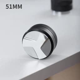 ABS Aluminum 51/53/58mm Coffee Distributor Espresso Distribution Tool Coffee Tamper 3 Angled Slopes Palm Tamper Adjustable