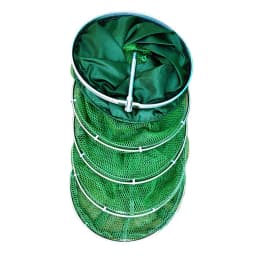 Stainless Steel Fish Net Fish Trap Fish Mouth Protection Cloth Live Fishing Cage Basket Outdoor Carp Fishing Tools