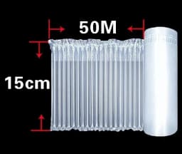 50m Air Column Bags Shockproof Air Column Bag Coil Logistics Packaging Disinfection Water Bottle Cosmetics Liquid Packaging