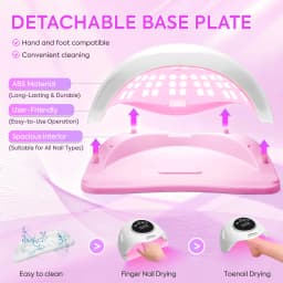 DianaBeauty 380W Professional UV LED Nail Lamp For Quick Drying Gel Nail Polish 90LEDS Gel Drying Lamp With 4 Timer Setting