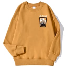 Three Cats In A Coffee Cup Men Hoodies Harajuku Crewneck Hoodie Fashion Oversize Hoody Autumn Comfortable Tracksuit