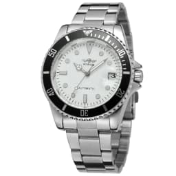 Winner Automatic Mechanical Men Watch Top Brand Luxury Rotating Bezel Timer Luminous Dial Date Calendar Male Classic Wristwatch