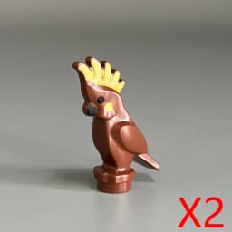 MOC City Animals Building Block Model Farm Ranch Scene Accessories Goat Wolf Pig Owl Flamingo Parrot Bird Zoo Kids Brick Toy T04