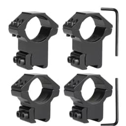 2Pcs Hunting Riflescope Mounts for Dia 25.4mm 30mm Pipe Scopes 11mm Dovetail 20mm Picatinny Rail Mounted Tactical Sights Mounts