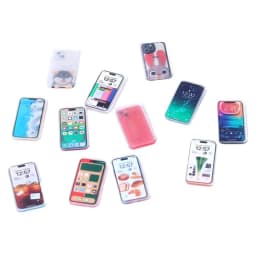 5Pcs 1:12 Dollhouse Miniature Mobile Phone Simulation Smartphone Model Kids Pretend Play Toys Doll House AccessoriesHot
