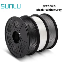 SUNLU 3 Rolls PLA PETG 3D Filament 1KG 1.75mm +/-0.02MM 3D Printing Filament Neatly Wound Filament Vacuum Packing Fast Shipping