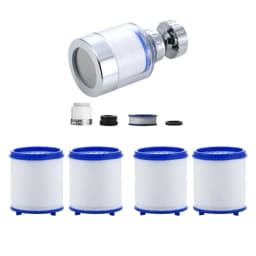 2-40PC Faucet Water Filter Element Remove Chlorine Heavy Metals Filtered Showers Head Bath Filtration Purifier Soften Hard Water