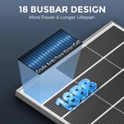 RVPOZWER 800W Rigid Solar Panels 18BB N-Type Mono Cells 24% High Efficiency PV Power for Home RV Charge System Outdoor Off-Grid Camping Wholesale
