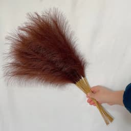 10PCS/Set 55CM Artificial Fluffy Pampas Grass Boho Decor Flower Fake Plant Reed Simulated Wedding Party Christmas Home Decor