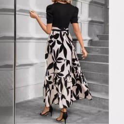 Women Dresses 2026 Spring Summer floral printed round-neck elegant dress exotic vacation style women's clothing vestidoes
