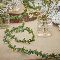 2/5/10M Watermelon Leaf String Light Leaf Wall Leaves for Room Garden Office Wedding Wall Decortion Battery Powered