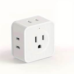 5 Way Multi Plug Outlet Extender, Wall Outlet Expander, Small Electrical Outlet Splitter for Travel, Home, Office, Dorm