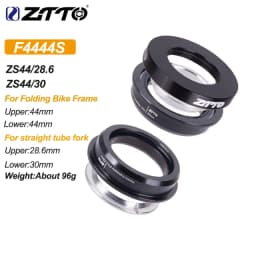 ZTTO MTB Road Bike CNC Headset 1 1/8"-1 1/2" Sealed Bearing 1.5 Tapered 28.6 Straight Tube Bike Fork Internal Steering Bearing