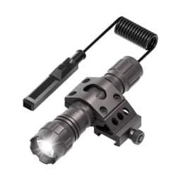Tactical Flashlight 1200 Lumen LED Light with Picatinny Rail/Mlok Mount for Outdoor and Pressure Switch Included