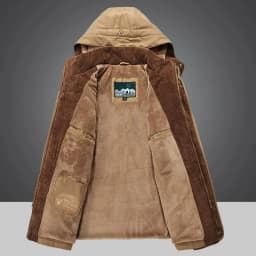 Plus Velvet Thick Warm Multi Pocket Jackets Solid Parkas Male Coat Large Size Clothing New Parka Outdoor Men's Winter Jacket