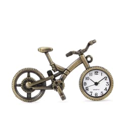 Vintage Bronze Steampunk Bicycle Shape Quartz Pocket Watch Keychain Clock Chain Men's and Women's Gifts