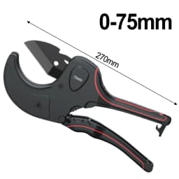 1pc 32mm-75mm Pipe Tube Cutter PVC Pipe Cutting Machine For PVC/PU/PP/PE Hose Cutter Plumbing Tool Heavy Duty