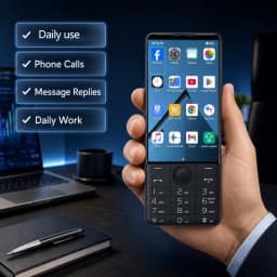 DOOV R70 Phone No Camera with Dual SIM MT6765 Touchscreen 4G Android 13 Keyboard 4 Inch 6GB 128GB Camera 2600mAh