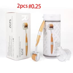1/2/4pcs ZGTS192 Derma Roller Beauty 192pin Micro Needles Dermaroller Skin Care Tool for Face Body Hair Microneedle Reusable