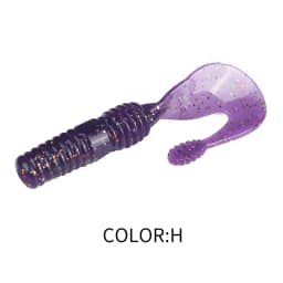 Supercontinent Soft Lure Grub Worm Power Tail 7cm Grub Screw Thread Wobbler Swimbait For Bass Trout