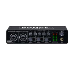 BOMGE U204 USB Audio Interface for Mac 32Bit/192kHz Podcasting Streaming for Vocalist Producer with 48V Phantom