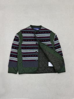 Junya Watanabe Knitted Sweater Jacket Inner Thor's Extra Fire Deer Couple Internet Famous Warm Standard Japanese Style...