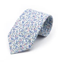 47 Styles Floral Ties For Men Women Elegant Beautiful Flower Printed Necktie Narrow Skinny Cravat Fit Wedding Party Workplace
