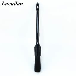 Lucullan Soft Car Detailing Brush Set Wet & Dry Use For Interior Leather Dashboard Air Vent Wheel