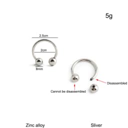 10/30/60PCS Detachable D-Buckle Metal Opening D Ring For Shoulder Bag Belt Strap Swimwear Decor Hat Horseshoe Hook Accessories