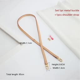 Bag Shoulder Strap For Lv Neverfull Bag Leather Bag Strap Extension Chain Underarm Bag Belt Crossbody Replacement Accessories