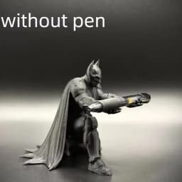 3d Printing Bat Pen Holder Handheld Personalized Stationery Storage Desktop Trendy Play Decoration Office Learning Fun Ornament