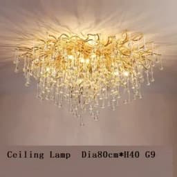 Luxury Crystal led Ceiling Lights Chandeliers Home Hanging Pendant Lamp Living Dining Room Bedroom Lustre Lampara techo
