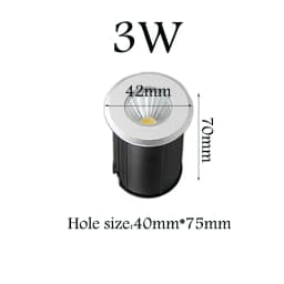Waterproof LED Light Garden Underground 3W 5W 10W 15W IP68 Outdoor Buried Garden Path Spot Recessed Inground Lighting 220V DC12V