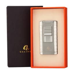GALINER Cigar Cutter Lighter Set Smoking Accessories Puro Drill Punch New Unusual Lighter Jet Gas Charuto Knife