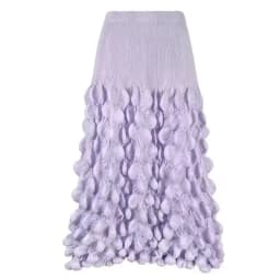 Miyake Fold 2025 Summer New Women's Bubble Skirt Korean Fashion Designer Loose Street Wear Half Body Skirt
