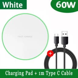 Wireless Charger Pad Wireless Chargers for Samsung S26 S25 S24 S23 S22 Fast Charging Dock Station for iPhone 15 14 13 12 Pro Max