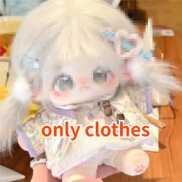 20cm Genuine Kawaii Idol Star Doll Plush Stuffed Anime Figure Dress Up Cospslay Cotton Baby Plushies Toys Fans Collection Gift