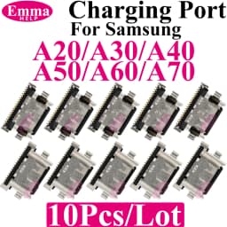 10pcs Charging Port Dock Plug For Samsung A06 A07 A05 A04 A13 A14 A15 A17 A25 A31 A50s A51 A16 USB Charger Connector Socket