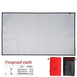 New Outdoor Camping Fireproof Cloth Picnic Barbecue Insulation Mat Flame Retardant High Temperature Fire Blanket Fiberglass Mat